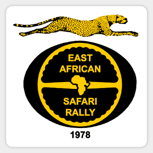 East African Safari Rally 1978 Sticker